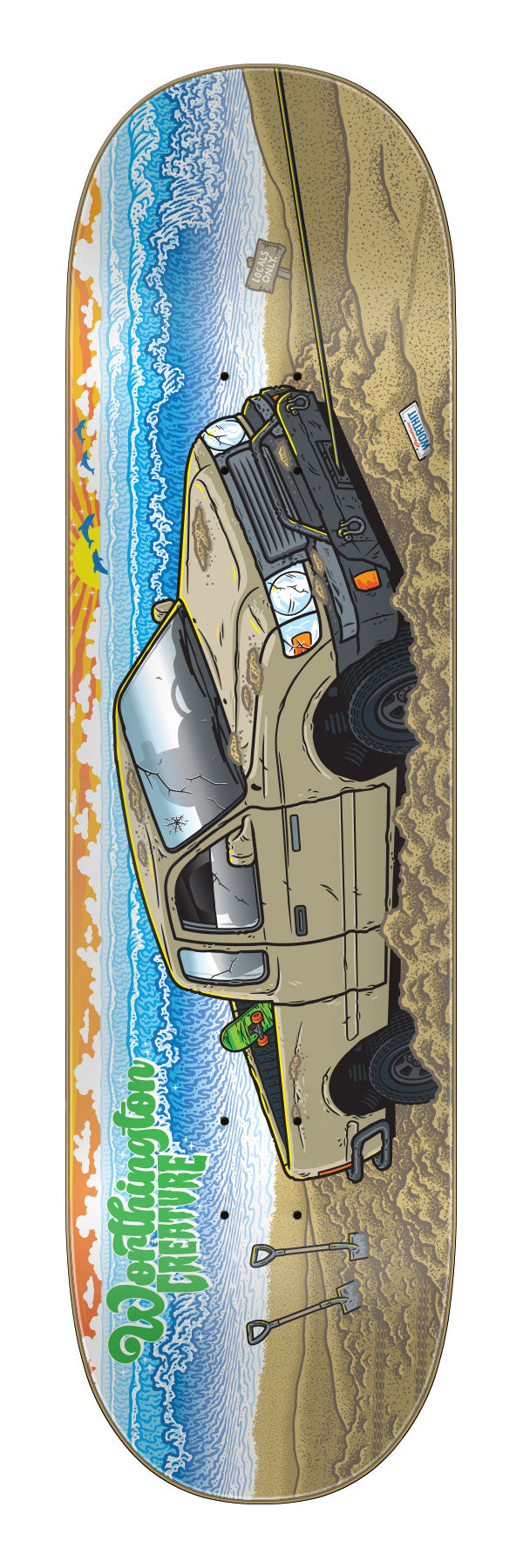 Creature Worthington Paradise 8.6" VX Skateboard Deck