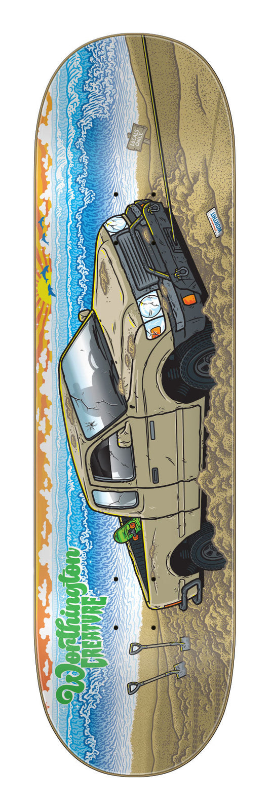 Creature Worthington Paradise 8.6" VX Skateboard Deck