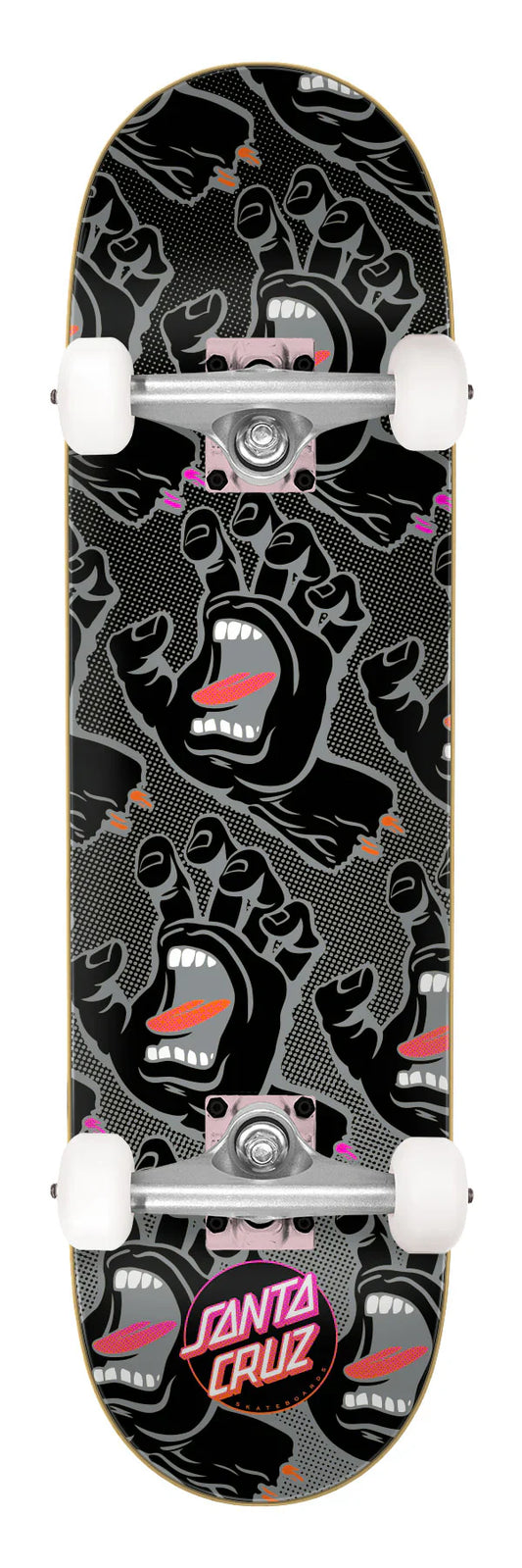 Santa Cruz XL Gradient Hands Skateboard Complete - 8.5″