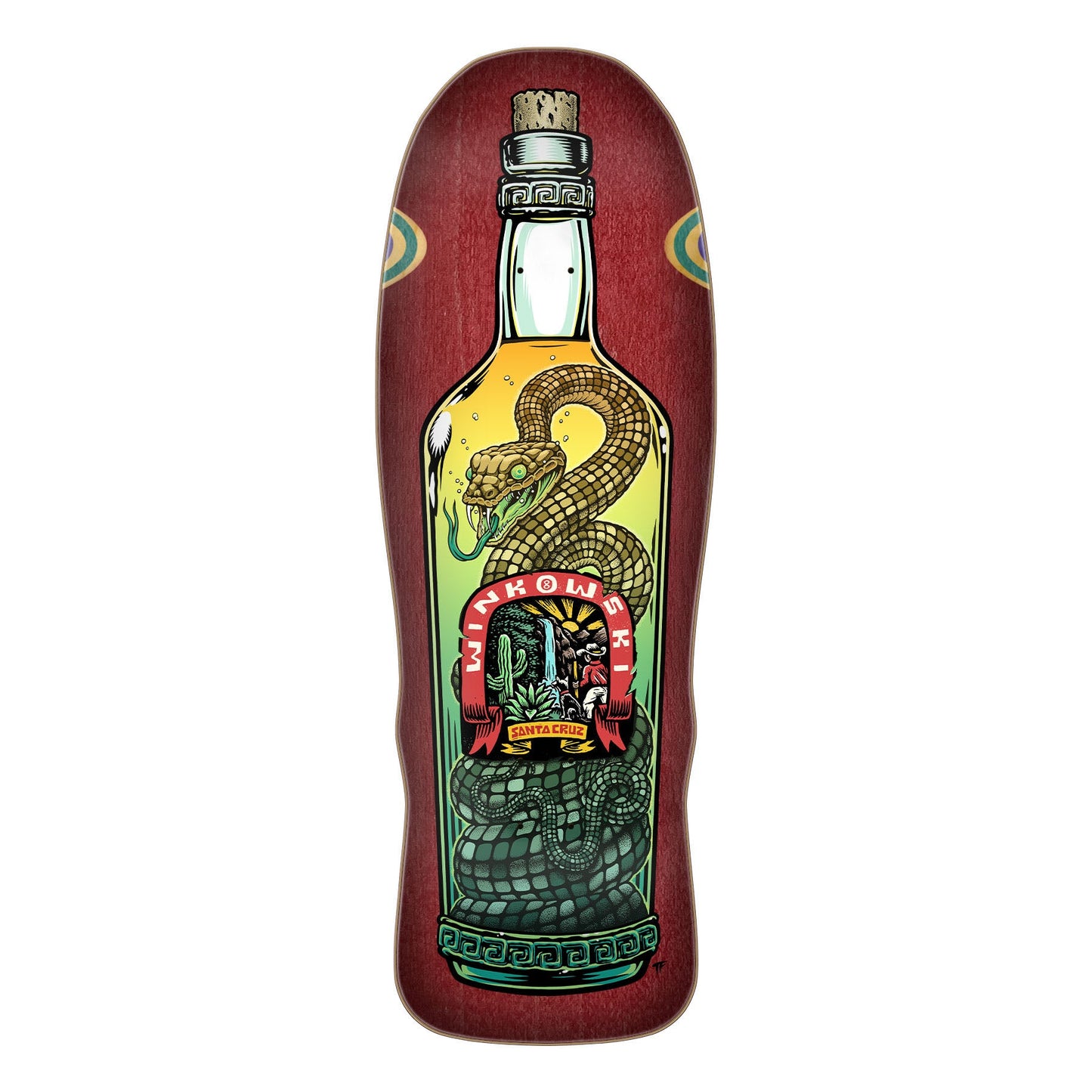 Santa Cruz Winkowski Agave Snake Pro Shaped 10.35" Skateboard Deck