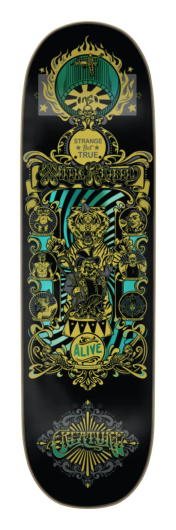 Creature Willis Kimbel Sideshow Skateboard Deck - 9.0"