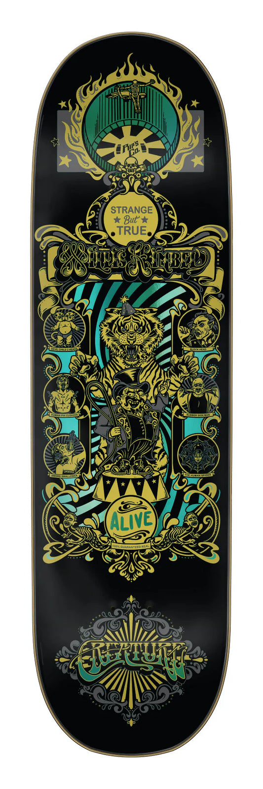 Creature Willis Kimbel Sideshow Skateboard Deck - 9.0"