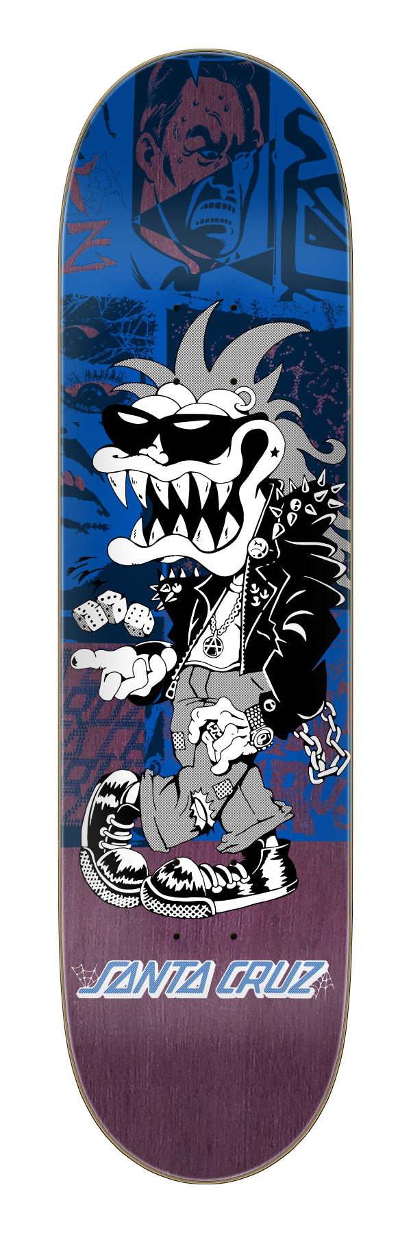 Santa Cruz "Check Gremlin" FeelBase 7.75" Skateboard Deck
