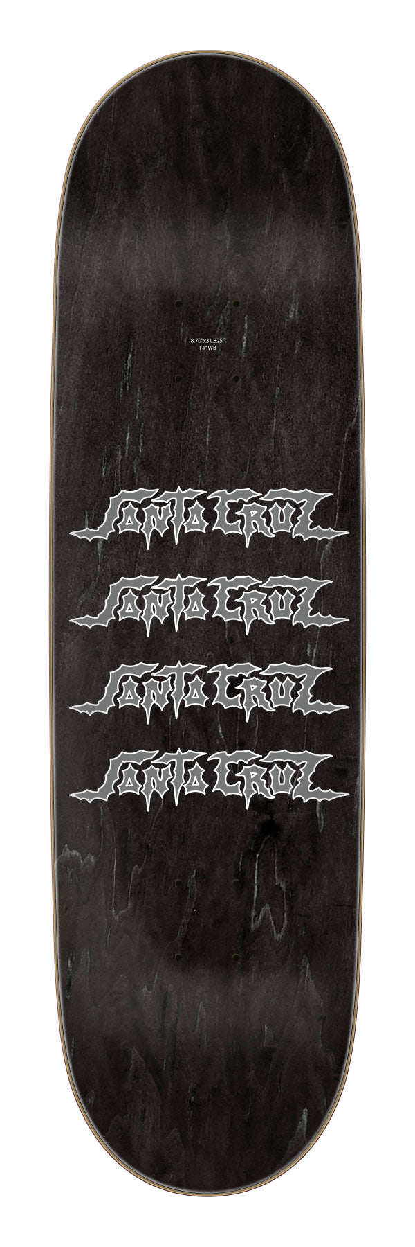 Santa Cruz Rob Pace "Deathtrap Remix" Gold 8.7" Skateboard Deck