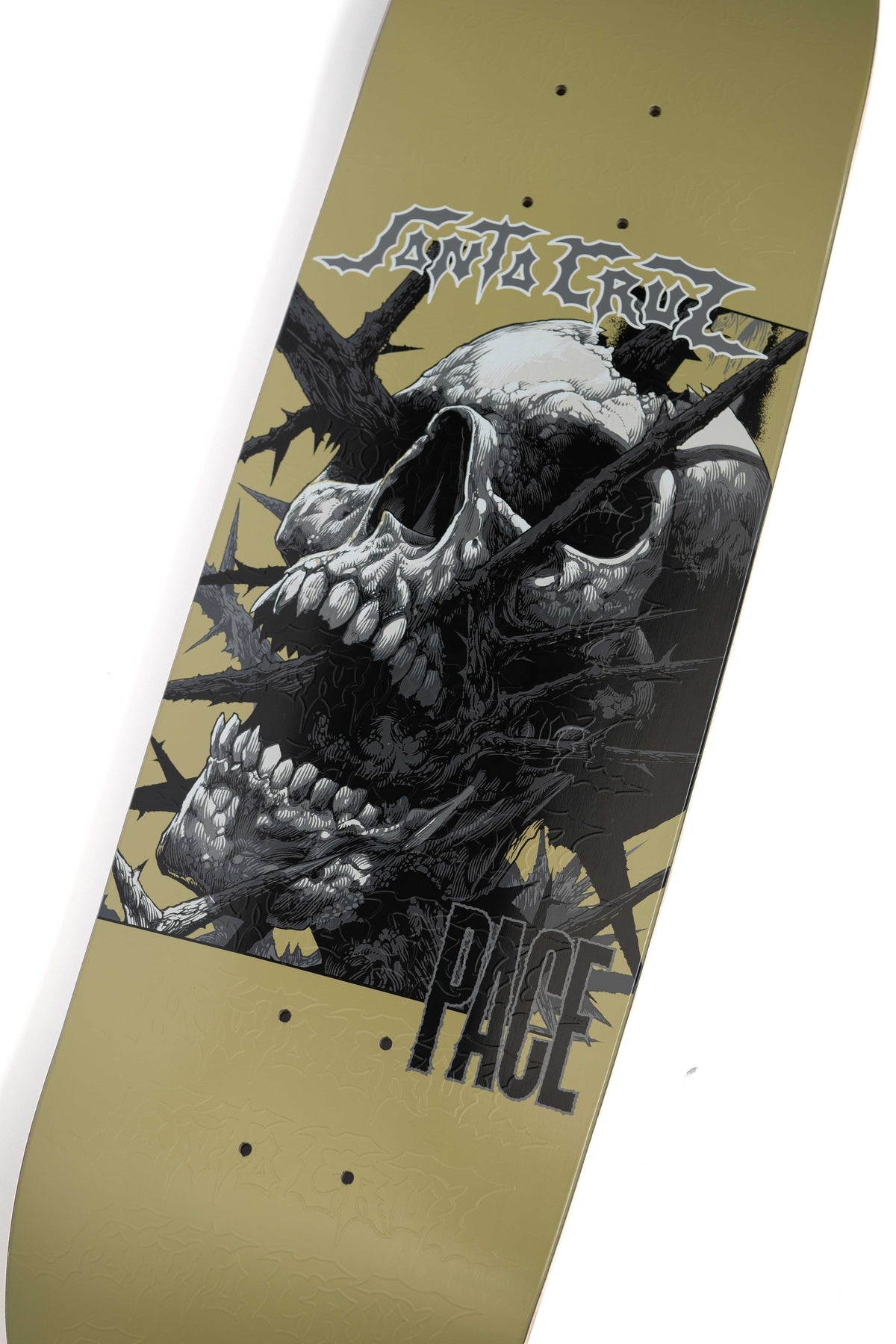Santa Cruz Rob Pace "Deathtrap Remix" Gold 8.7" Skateboard Deck