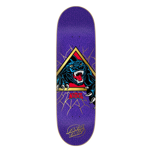 Santa Cruz Natas Kaupas "Shattered Panther" VX Gold Metallic 9" Skateboard Deck