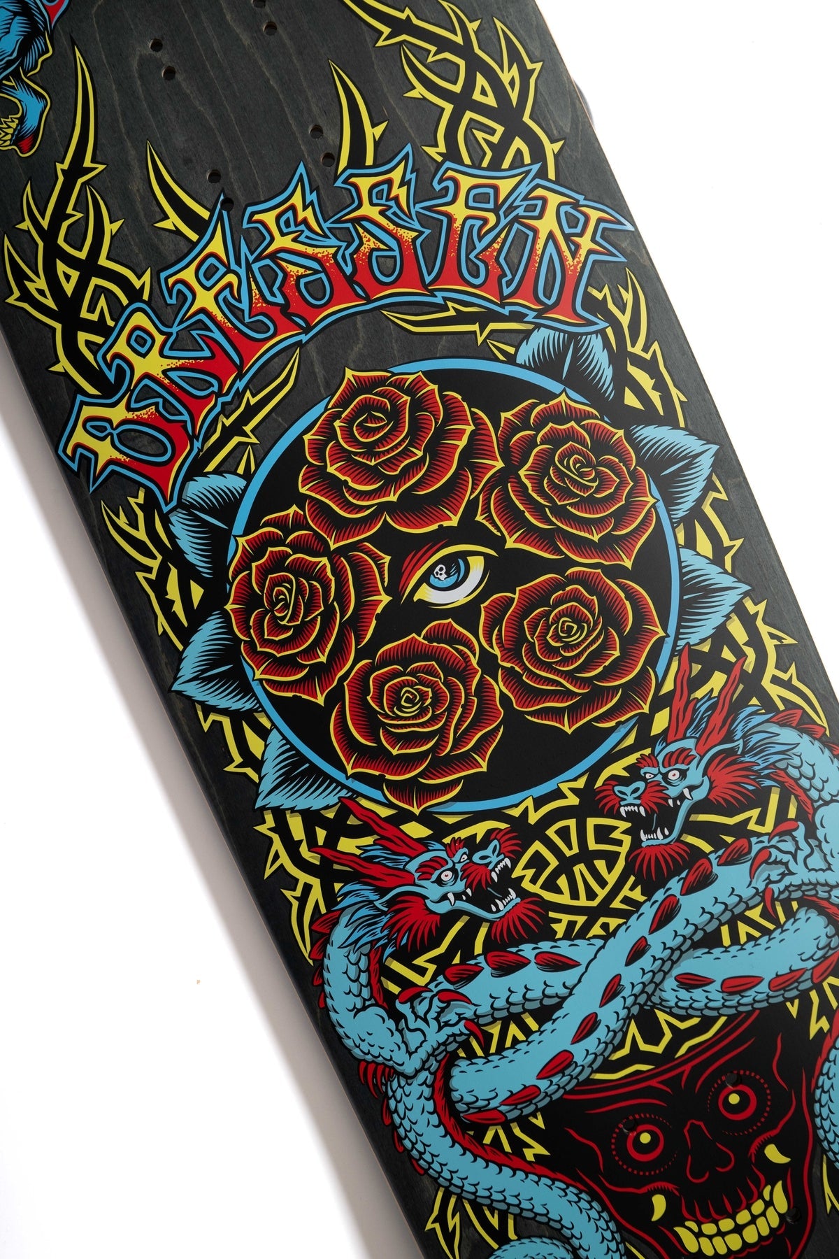 Santa Cruz Eric Dressen "Rose Crew Five" Pro Shaped 9.3" Skateboard Deck