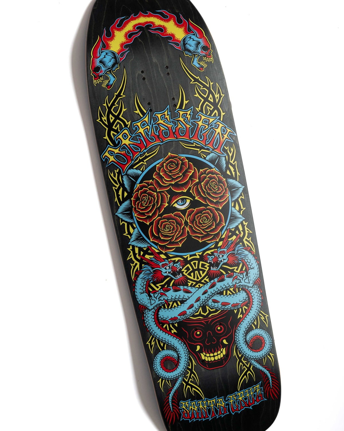 Santa Cruz Eric Dressen "Rose Crew Five" Pro Shaped 9.3" Skateboard Deck