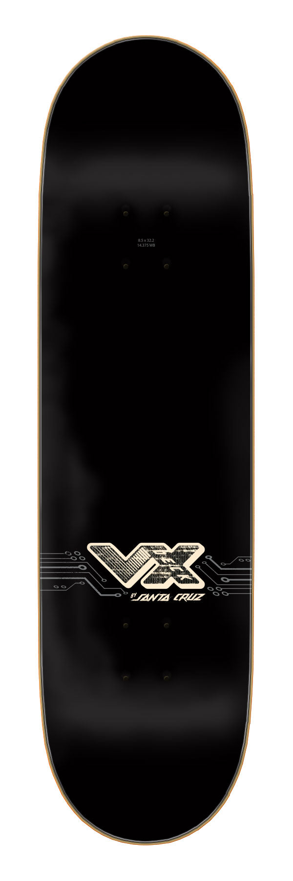 Santa Cruz Jake Wooten "Cyber" VX 8.5" Skateboard Deck