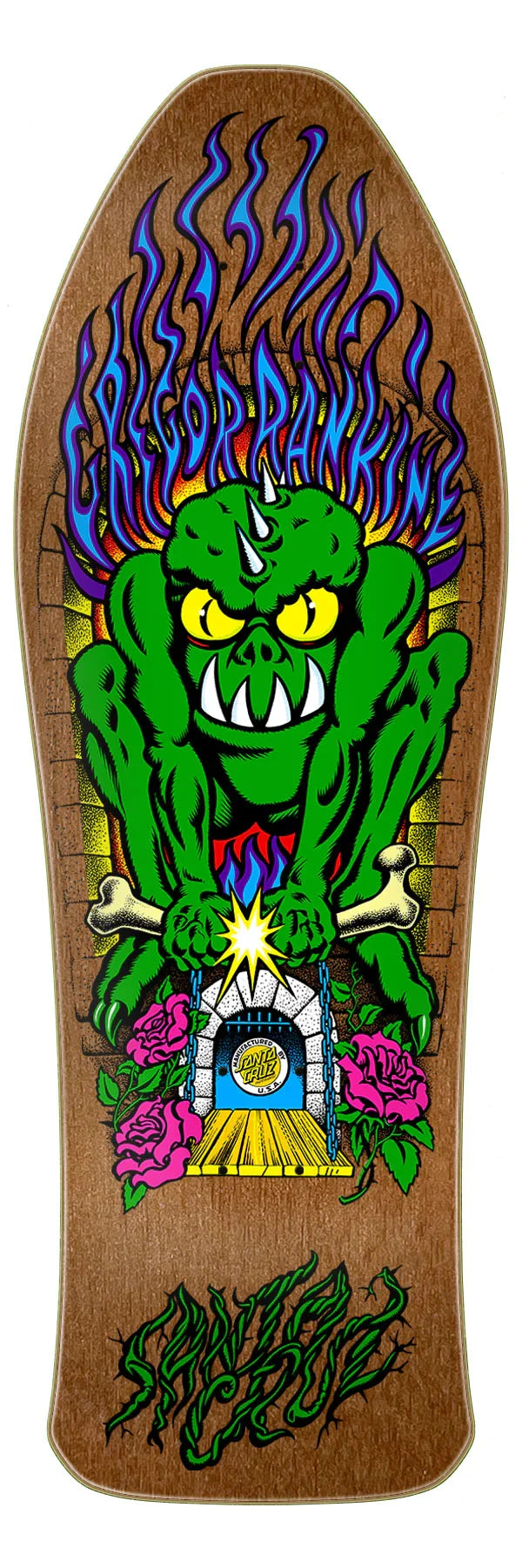 Santa Cruz Gregor Rankine "Monster" Reissue 10.39" Skateboard Deck