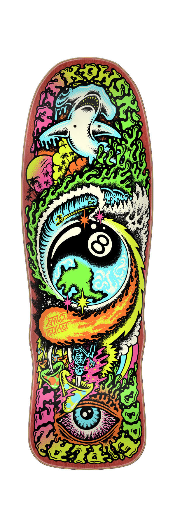 Santa Cruz Erick Winkowski "Dope Planet" Micro Freaks 8.75" Skateboard Deck