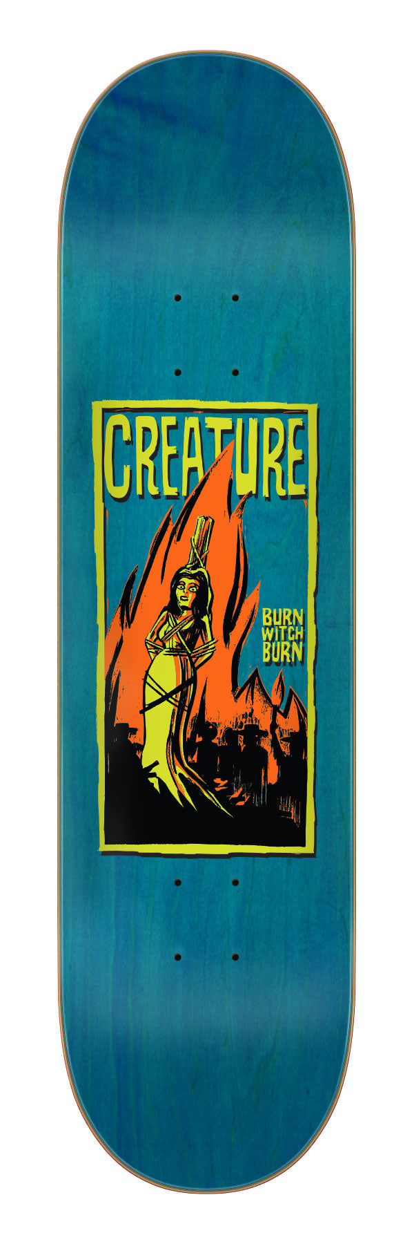 Creature "Burn Witch Burn" 8.25" 7-Ply Birch Skateboard Deck