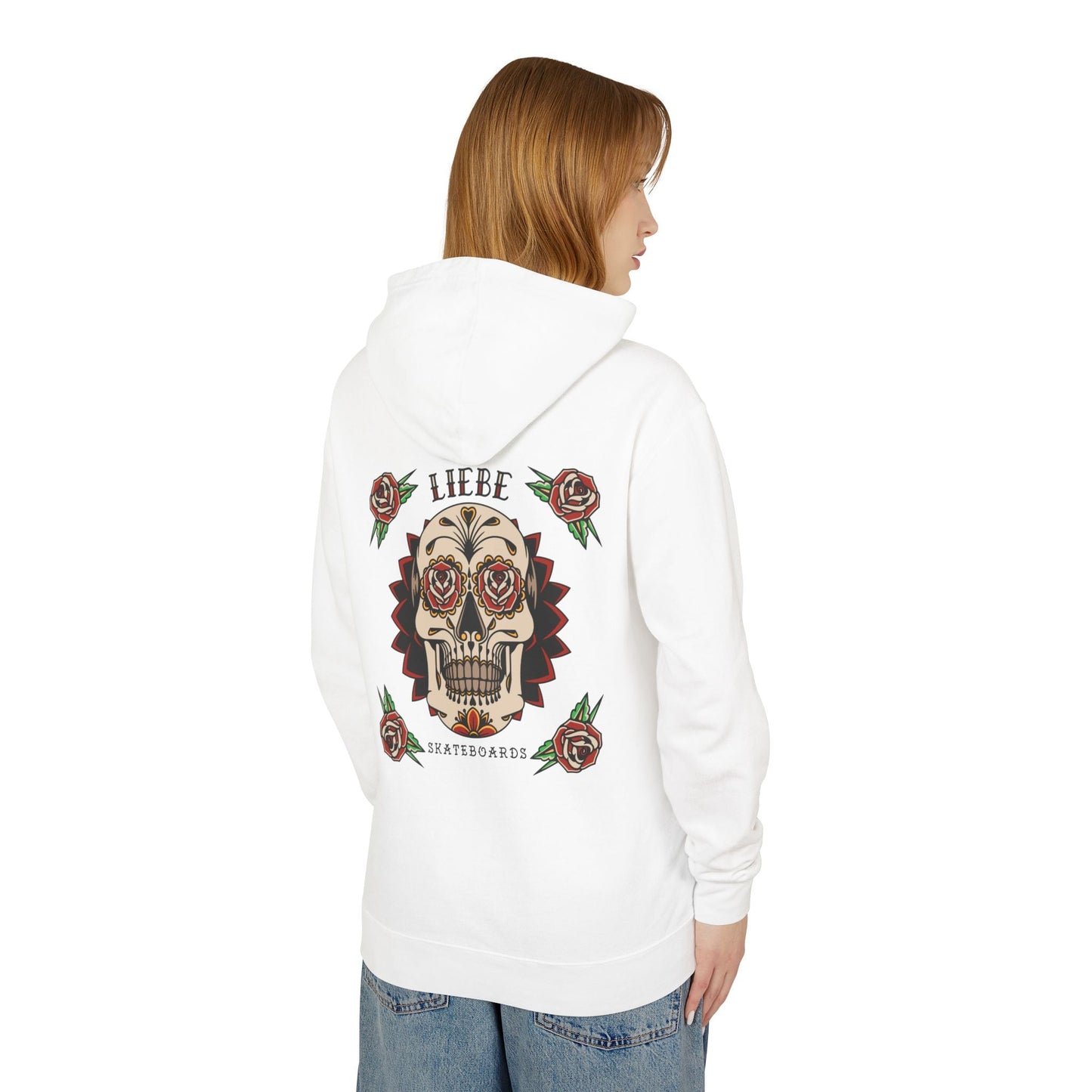 Liebe Calavera Rosa Hoodie