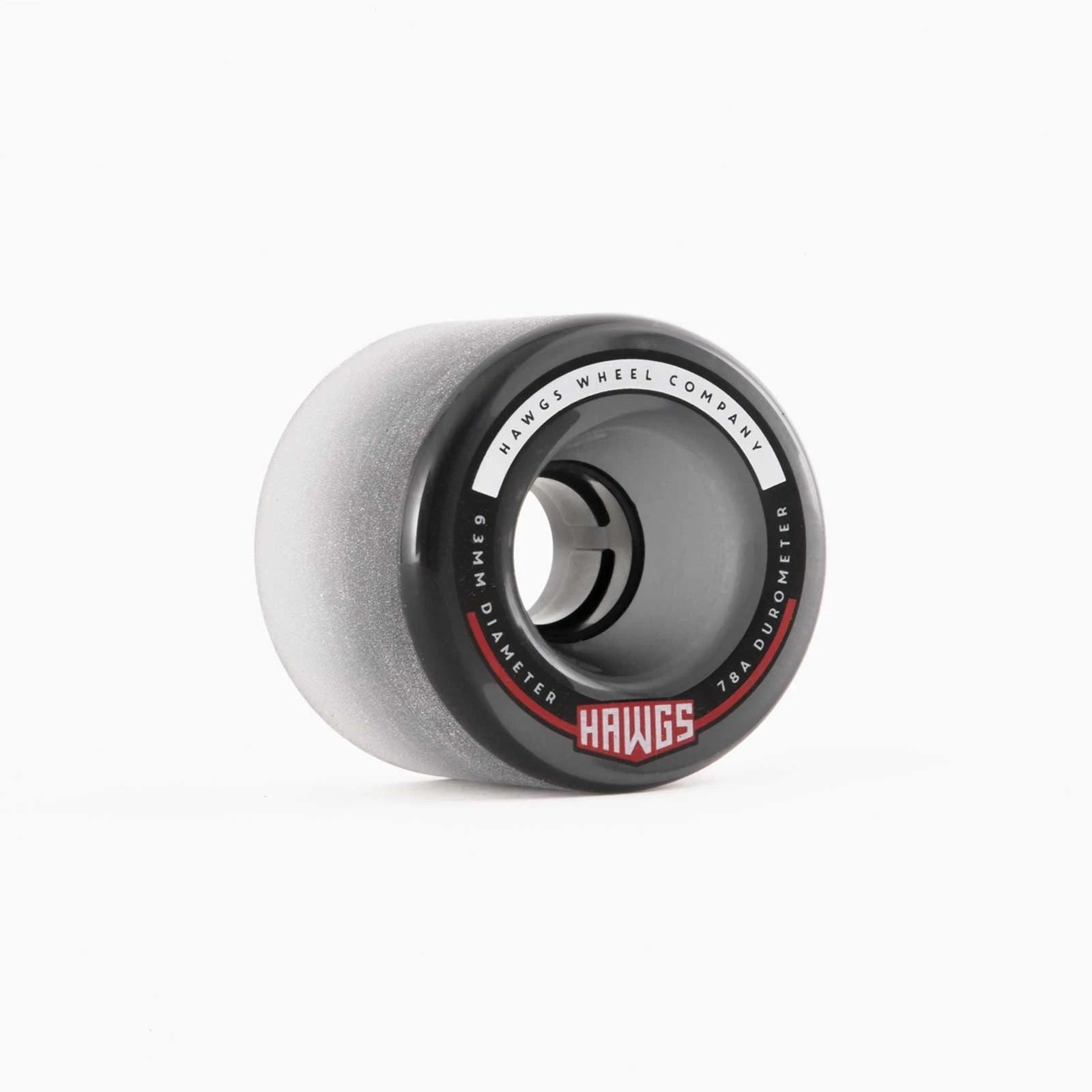Hawgs Fatty Wheels 63mm 78a - Clear Black (Set of 4) - Bow Shock Marketplace