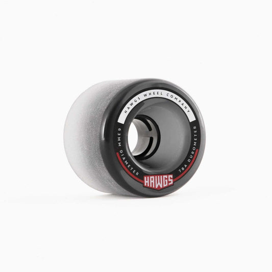Hawgs Fatty Wheels 63mm 78a - Clear Black (Set of 4) - Bow Shock Marketplace