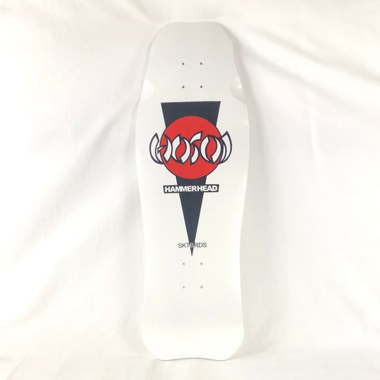 Hosoi OG Hammerhead  White Black Size 10.5" Shaped Skateboard Deck