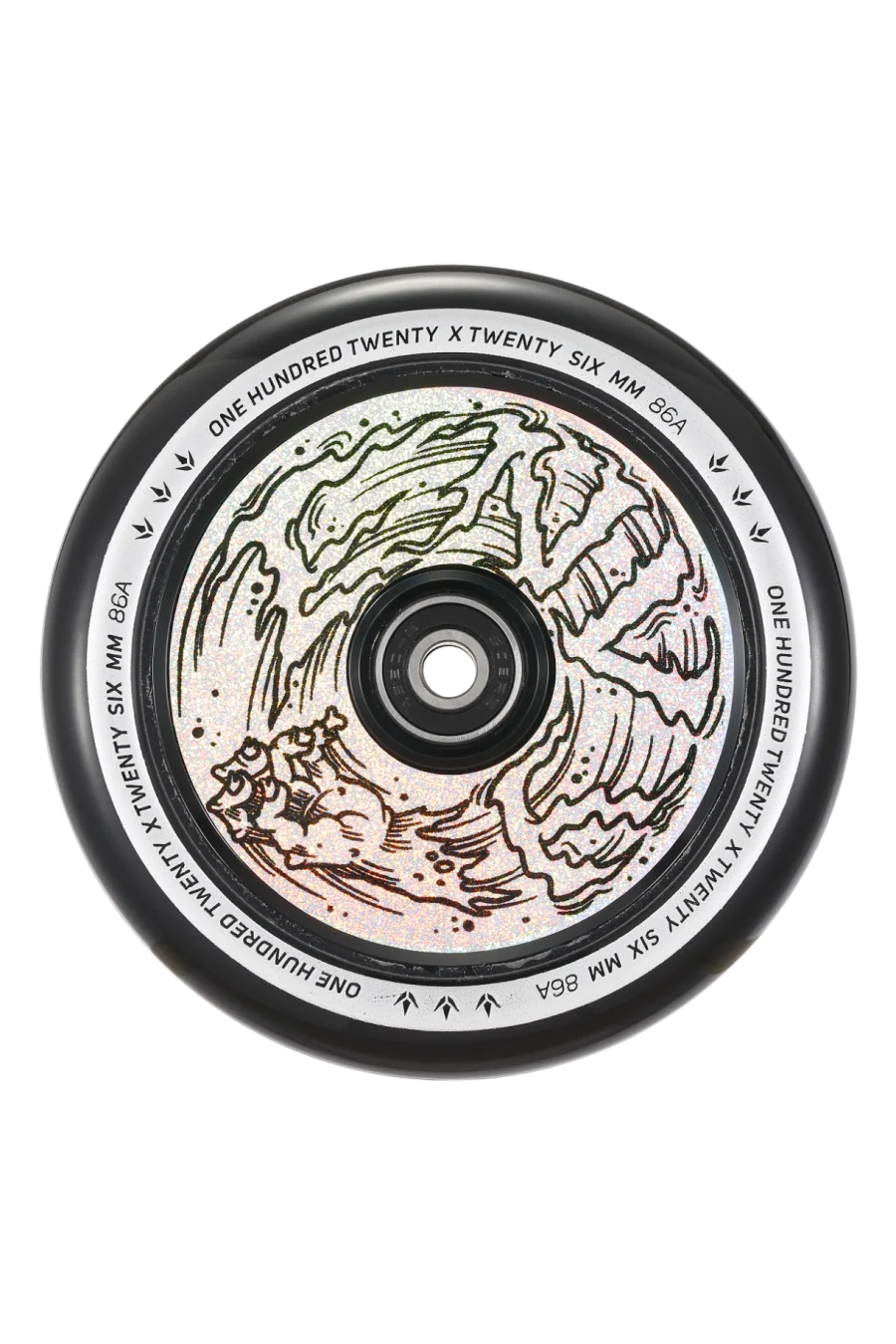 Envy - Hollowcore 120mm Wheels (Hand Hologram)