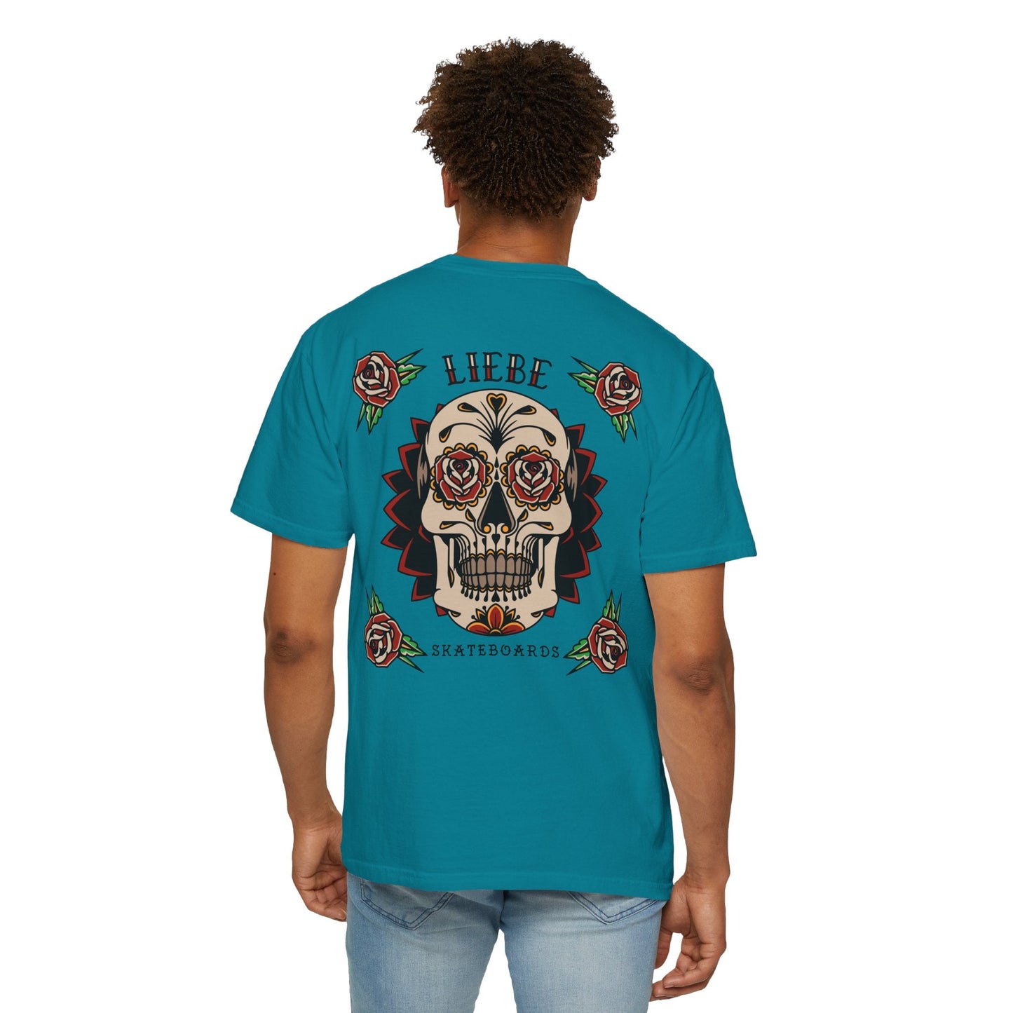 Liebe Calavera Rosa T-Shirt