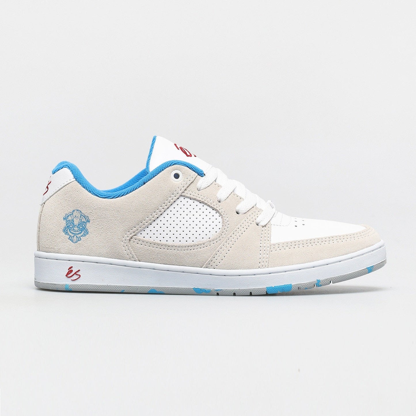 éS Shoes Accel Slim - White/Blue/Red - Bow Shock Marketplace