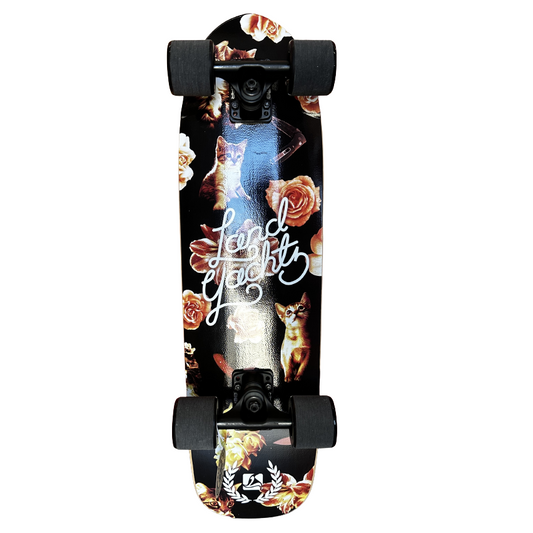 Landyachtz Dinghy Cat Pattern Cruiser Complete - Bow Shock Marketplace