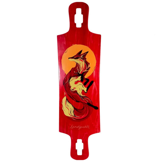 Landyachtz Drop Hammer Sun Fox Longboard Deck - Bow Shock Marketplace