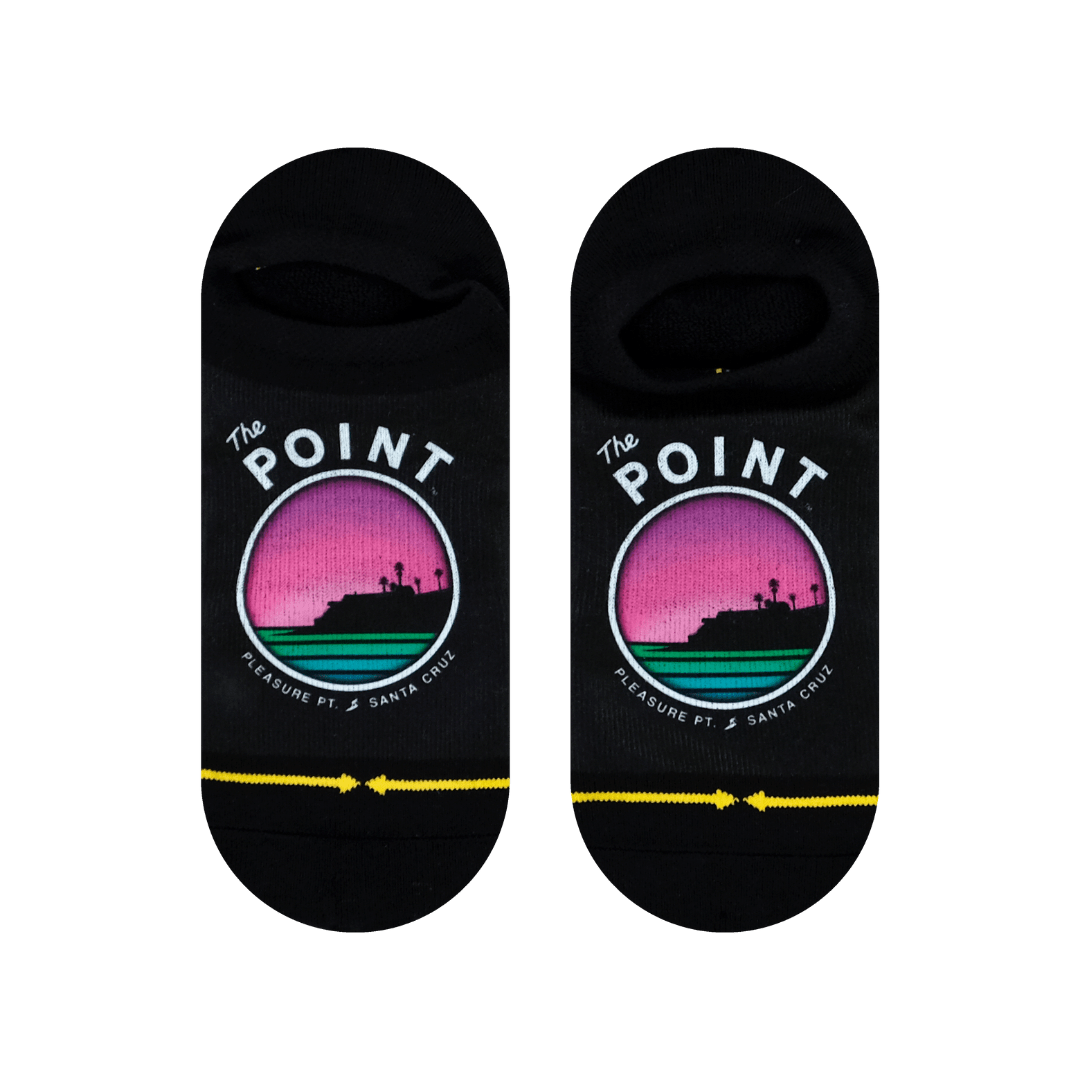 Slidertown The Point Pinkburst No Show Socks