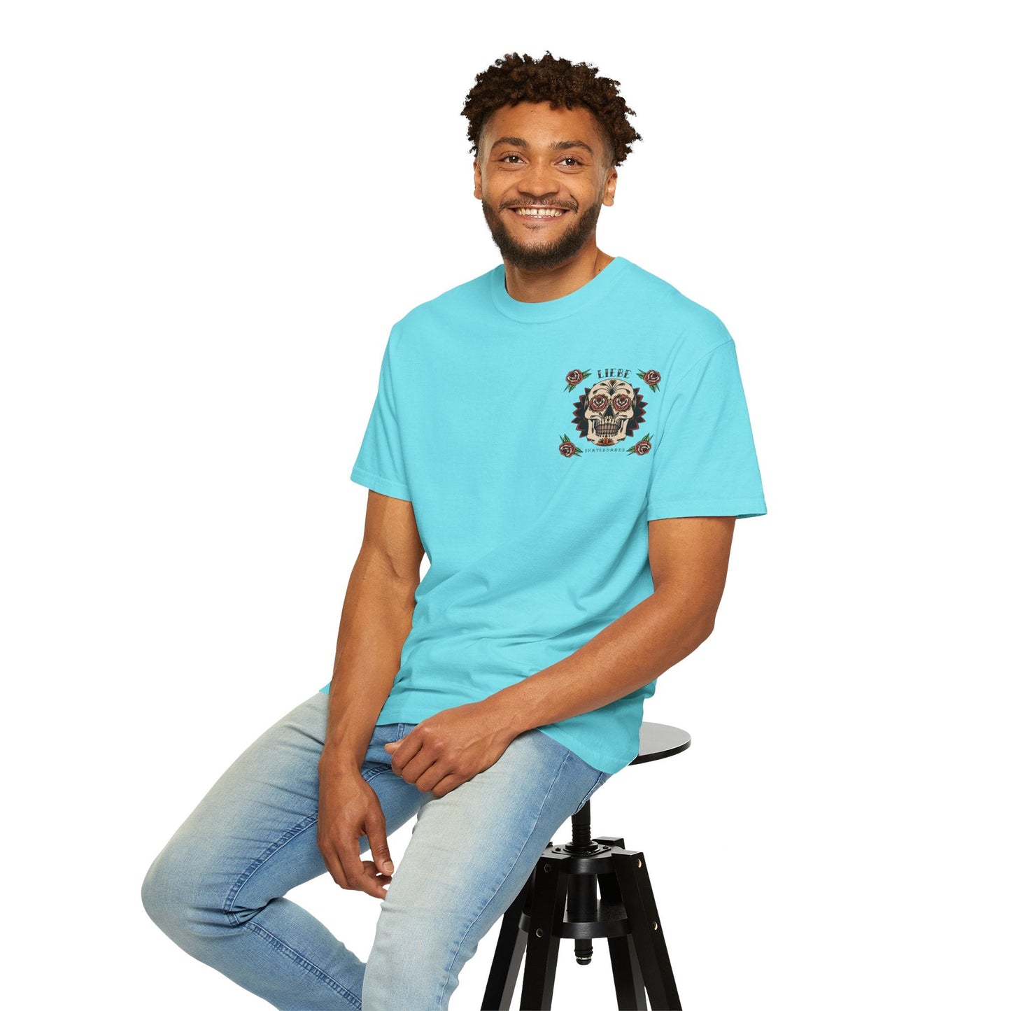 Liebe Calavera Rosa T-Shirt