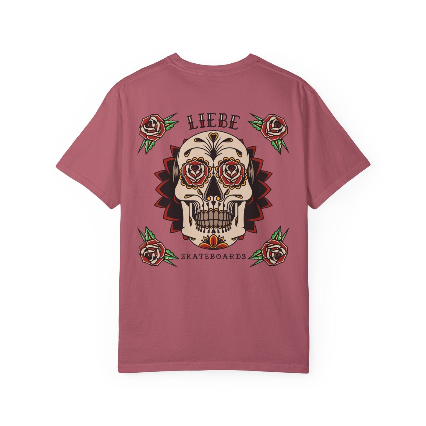 Liebe Calavera Rosa T-Shirt