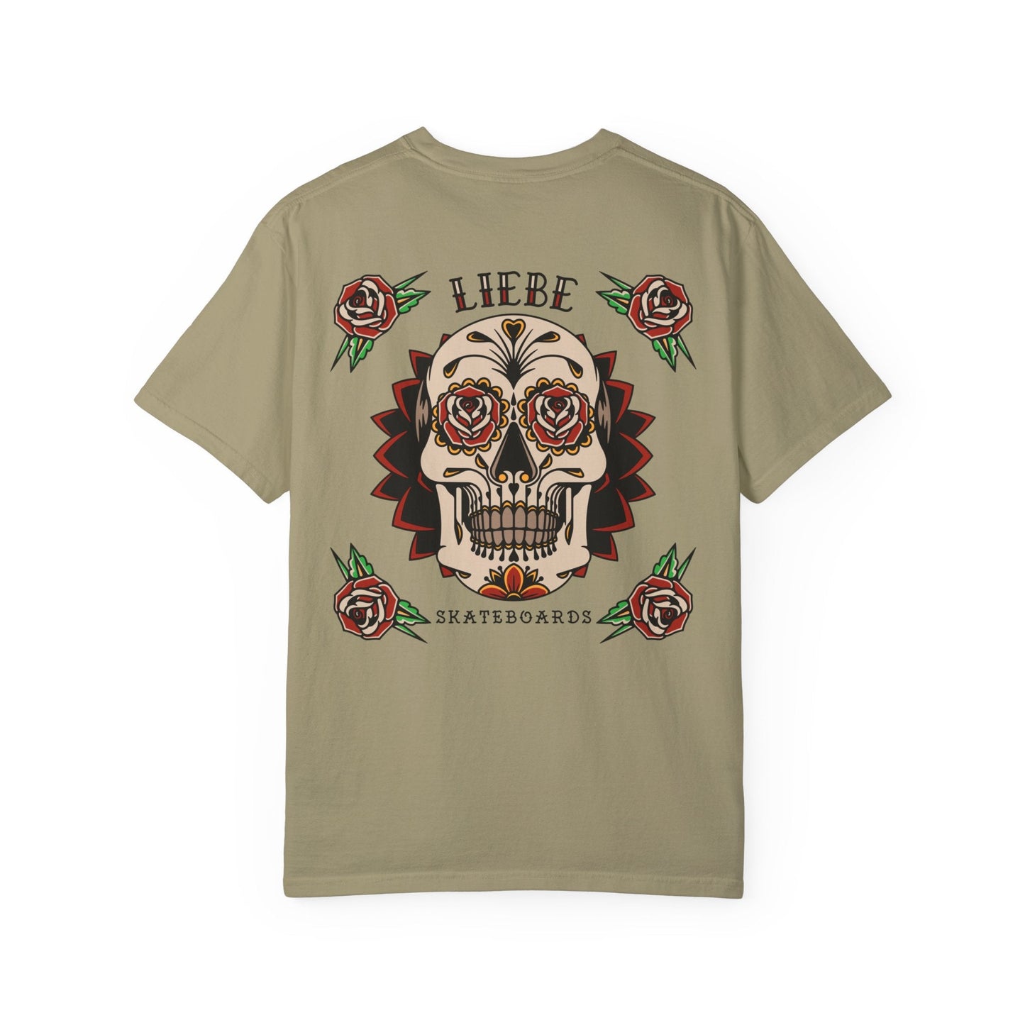 Liebe Calavera Rosa T-Shirt