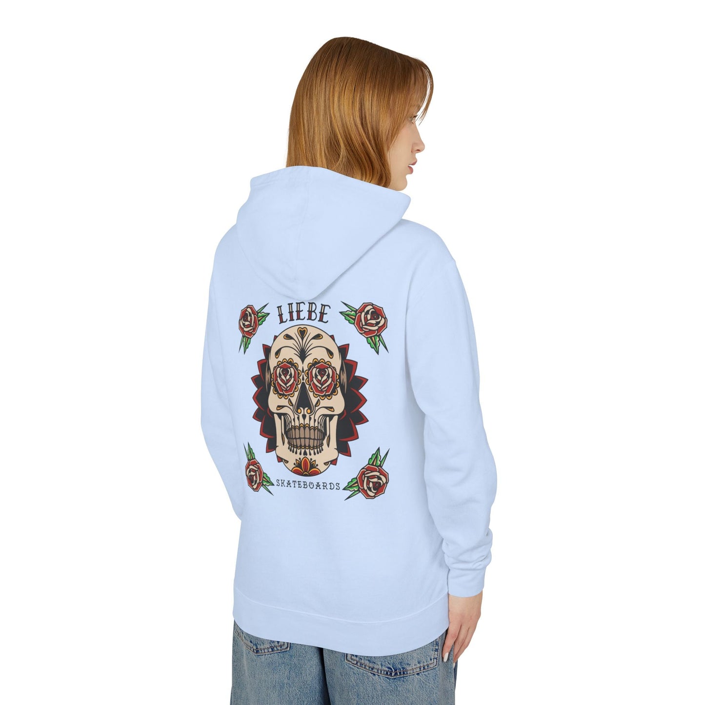 Liebe Calavera Rosa Hoodie