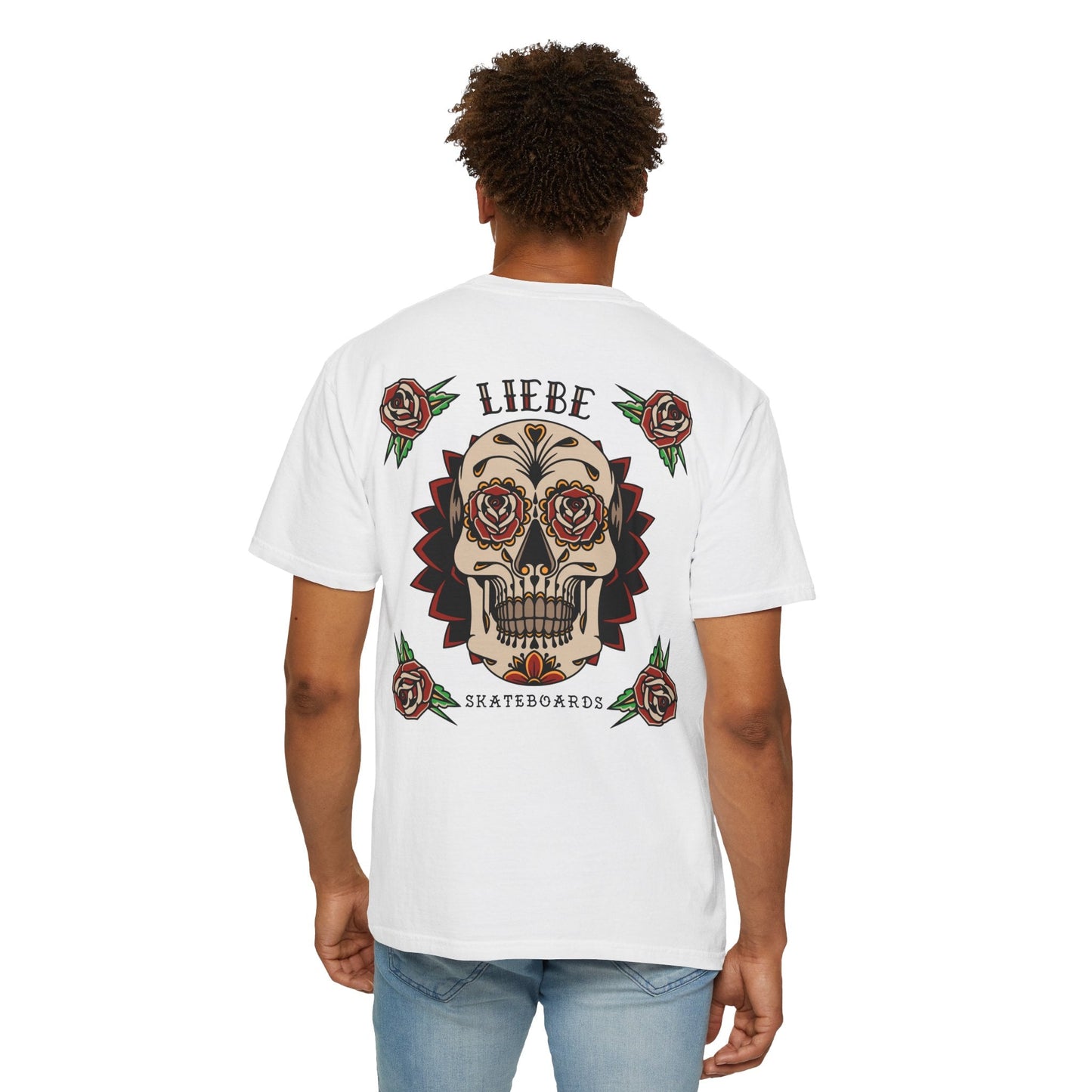 Liebe Calavera Rosa T-Shirt