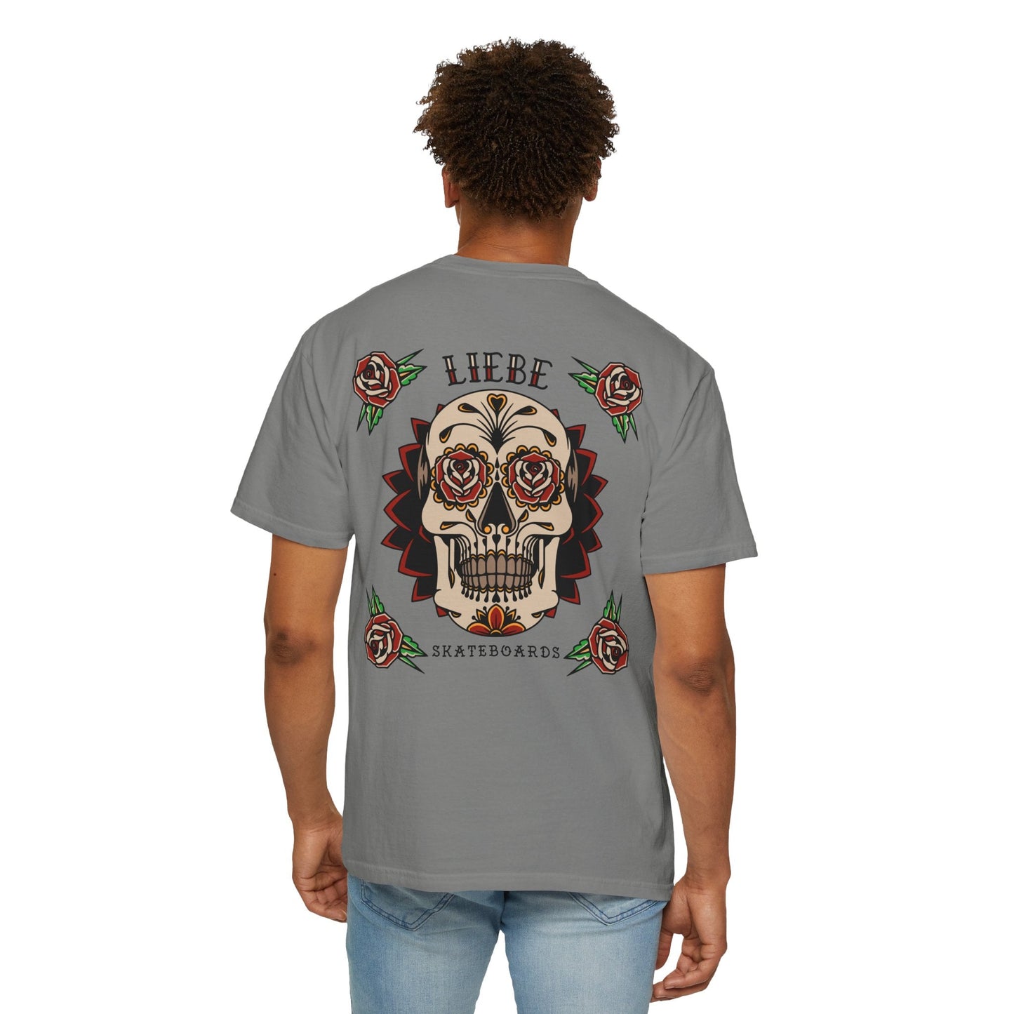 Liebe Calavera Rosa T-Shirt