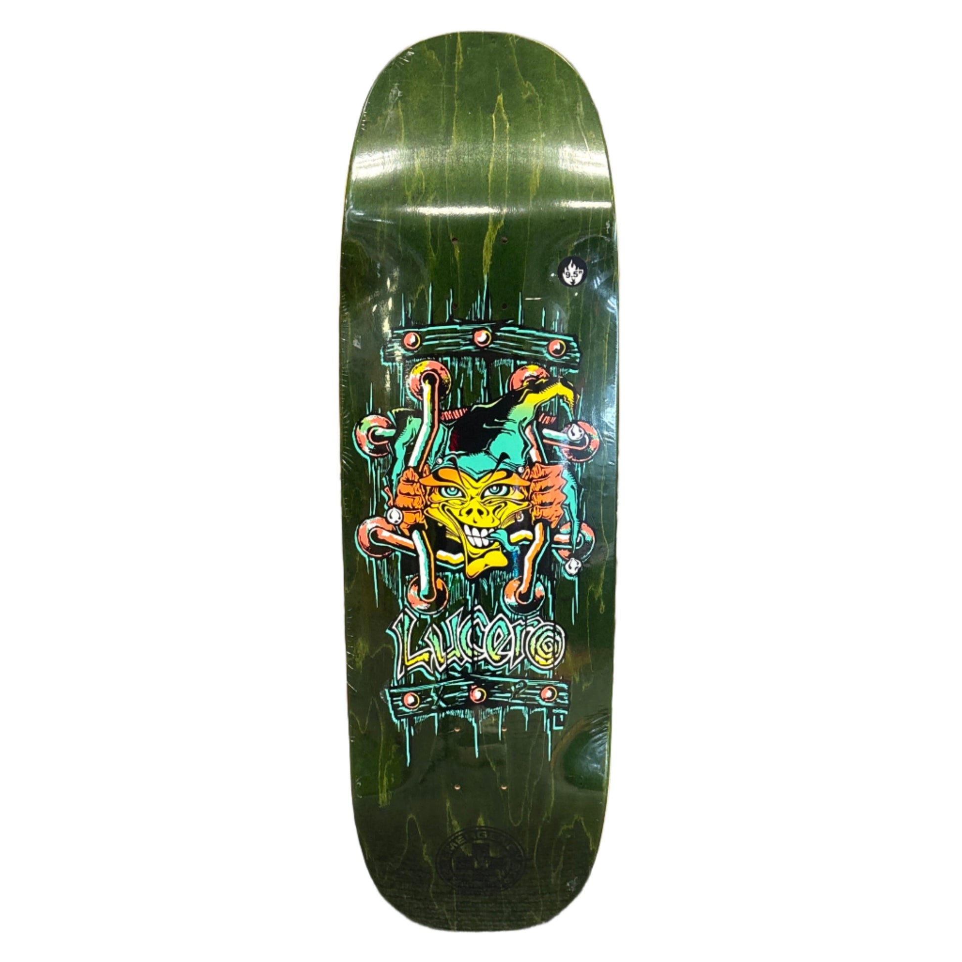 BLACK LABEL JOHN LUCERO "X2" 9.5" TUGBOAT SKATEBOARD DECK - Bow Shock Marketplace