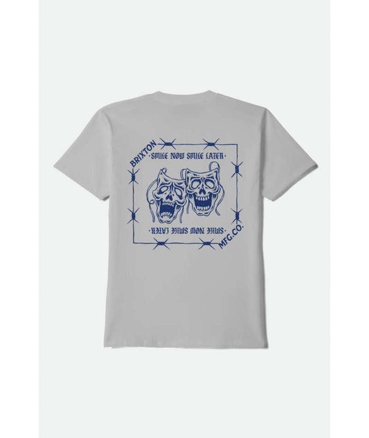 Brixton Smile Always Pebble Stone Worn Wash Standard S/s Shirt