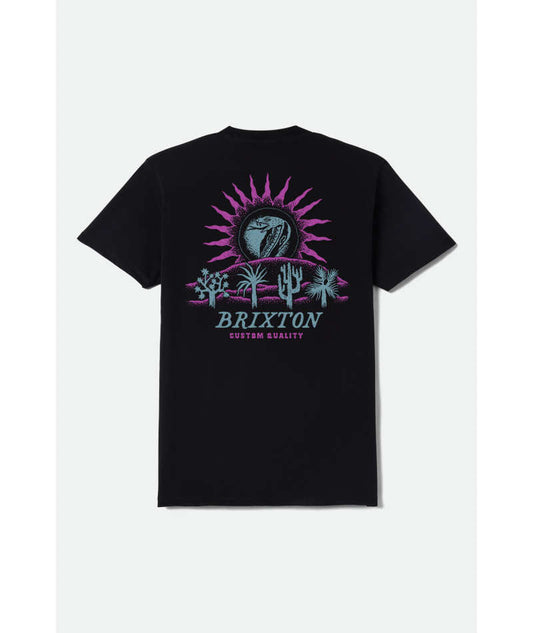 Brixton Dark Paradise Black Standard S/s Shirt