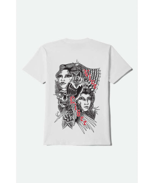 Brixton Marquis White Standard S/s Shirt
