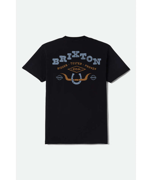 Brixton Beekman Black Standard S/s Shirt