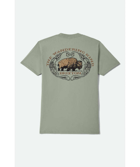 Brixton Coba Desert Green Standard S/s Shirt