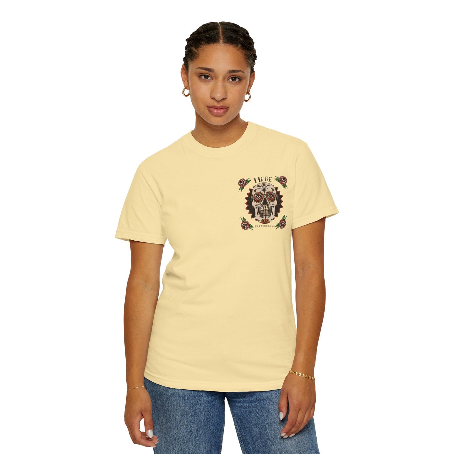 Liebe Calavera Rosa T-Shirt