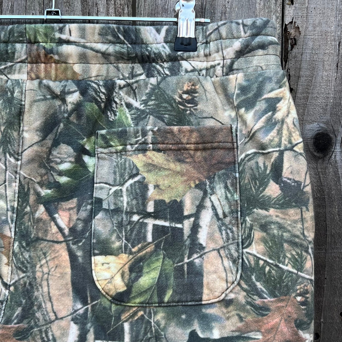Long Beach Skate Co LBS Long Side Vintage Wood Camo Volley Short