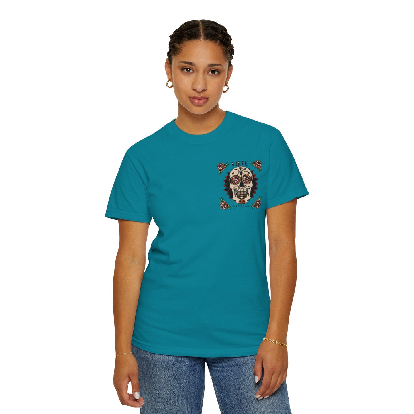 Liebe Calavera Rosa T-Shirt