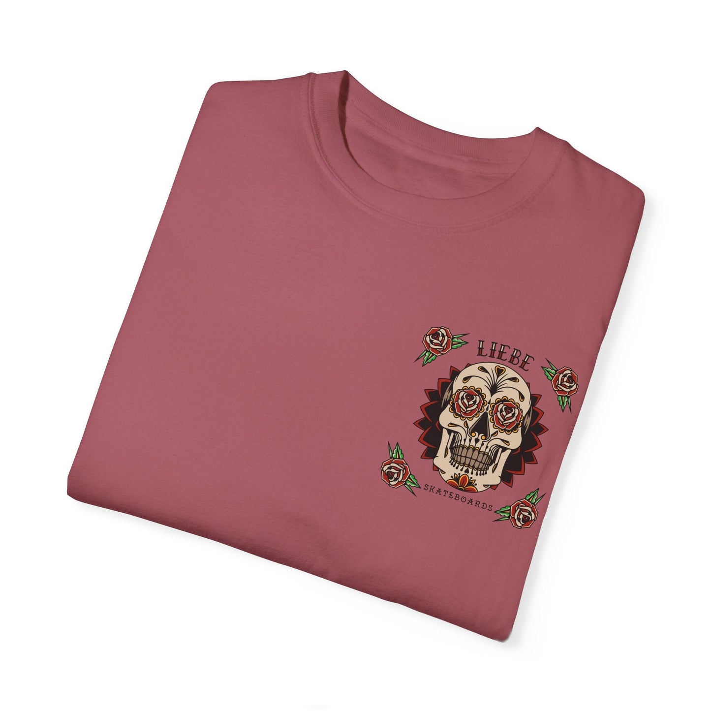 Liebe Calavera Rosa T-Shirt