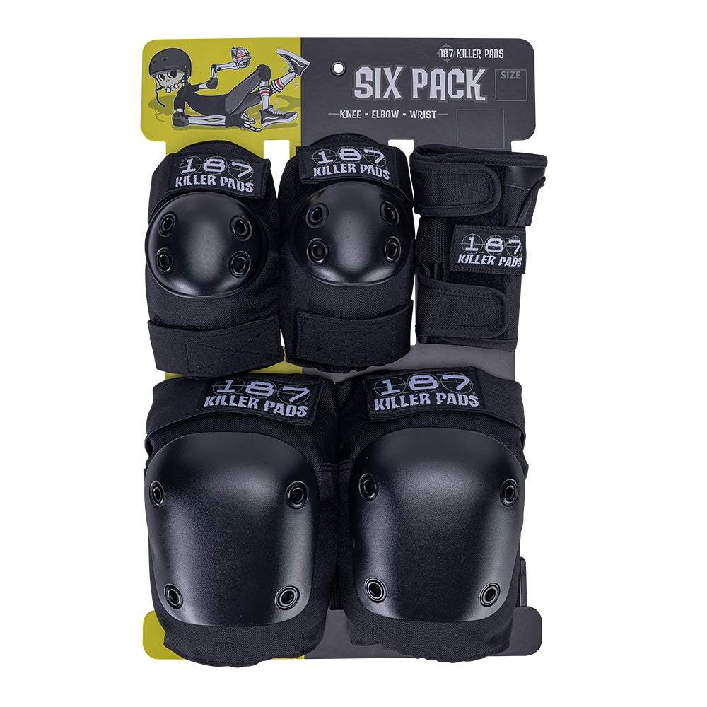 187 Killer Pads Six Pack Pad Set (Black) - Bow Shock Marketplace
