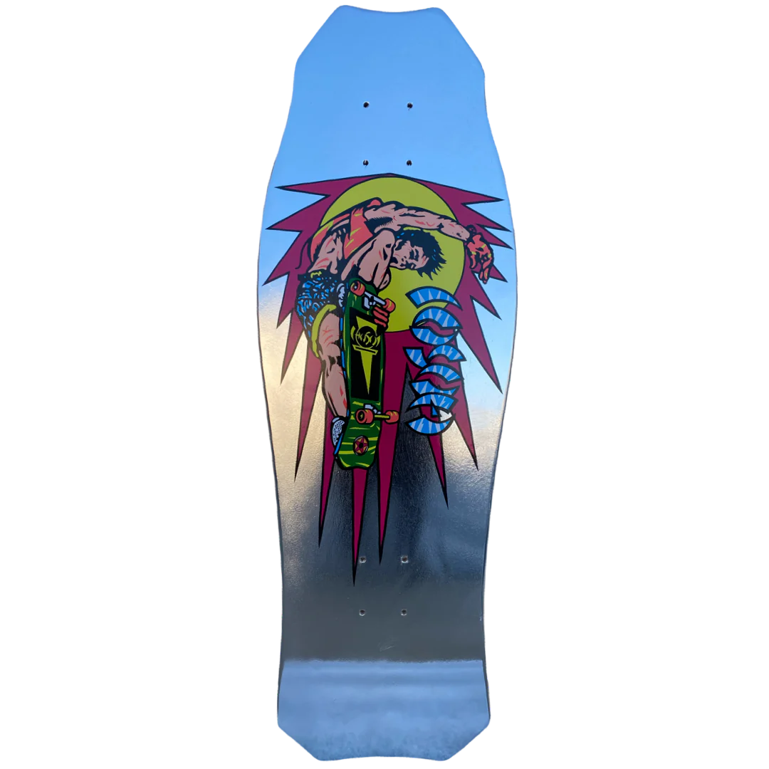 Hosoi Rocket Air 10.25"  LIMITED Silver Foil Skateboard Deck