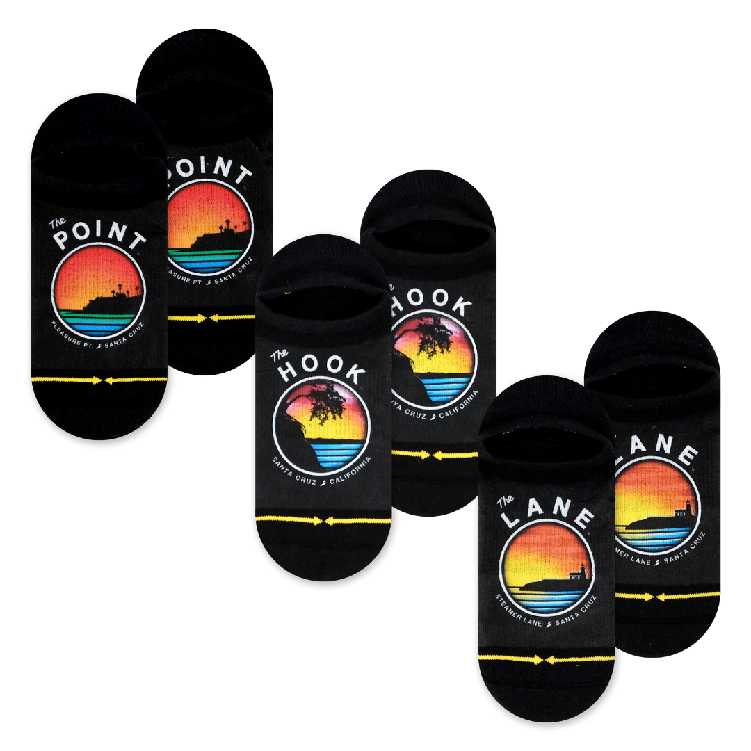Slidertown No Show Sock 3-Pack