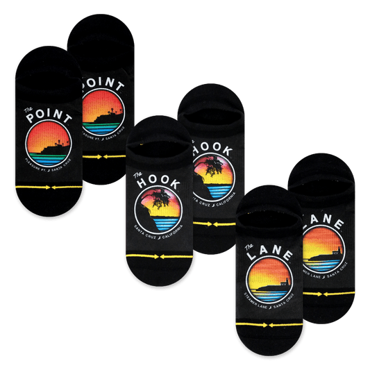 Slidertown No Show Sock 3-Pack