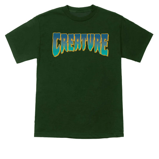 Creature Logo Forest Orange Heavyweight S/s Shirt
