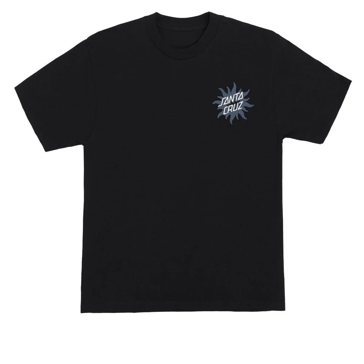 Santa Cruz Strange Check Black Heavyweight S/s Shirt
