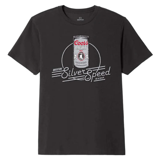 Brixton X Coors Light Caster Black Standard S/s Shirt