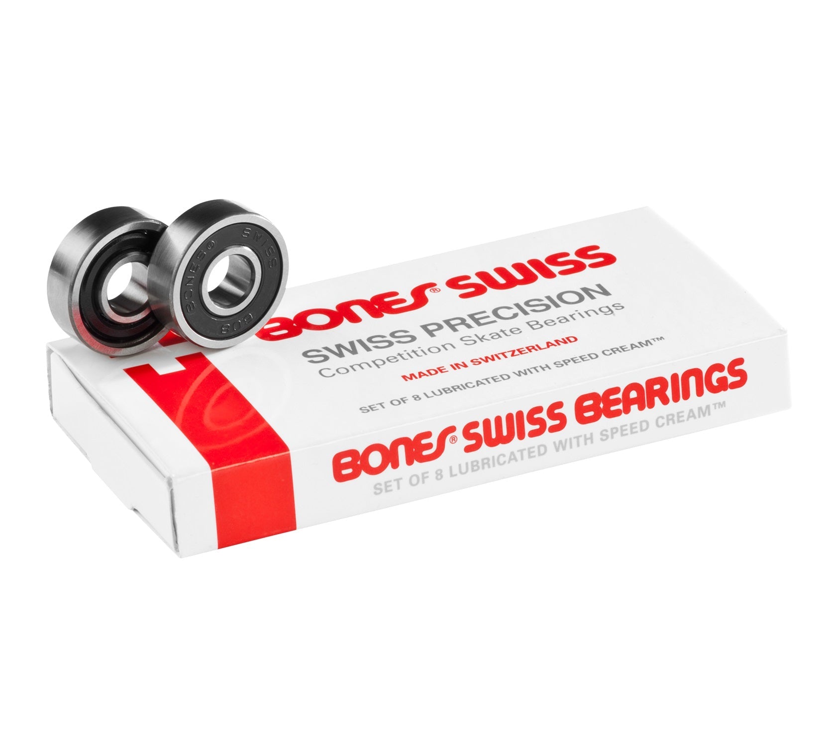 Bones Swiss Skateboard Bearings (Set of 8) - Bow Shock Marketplace